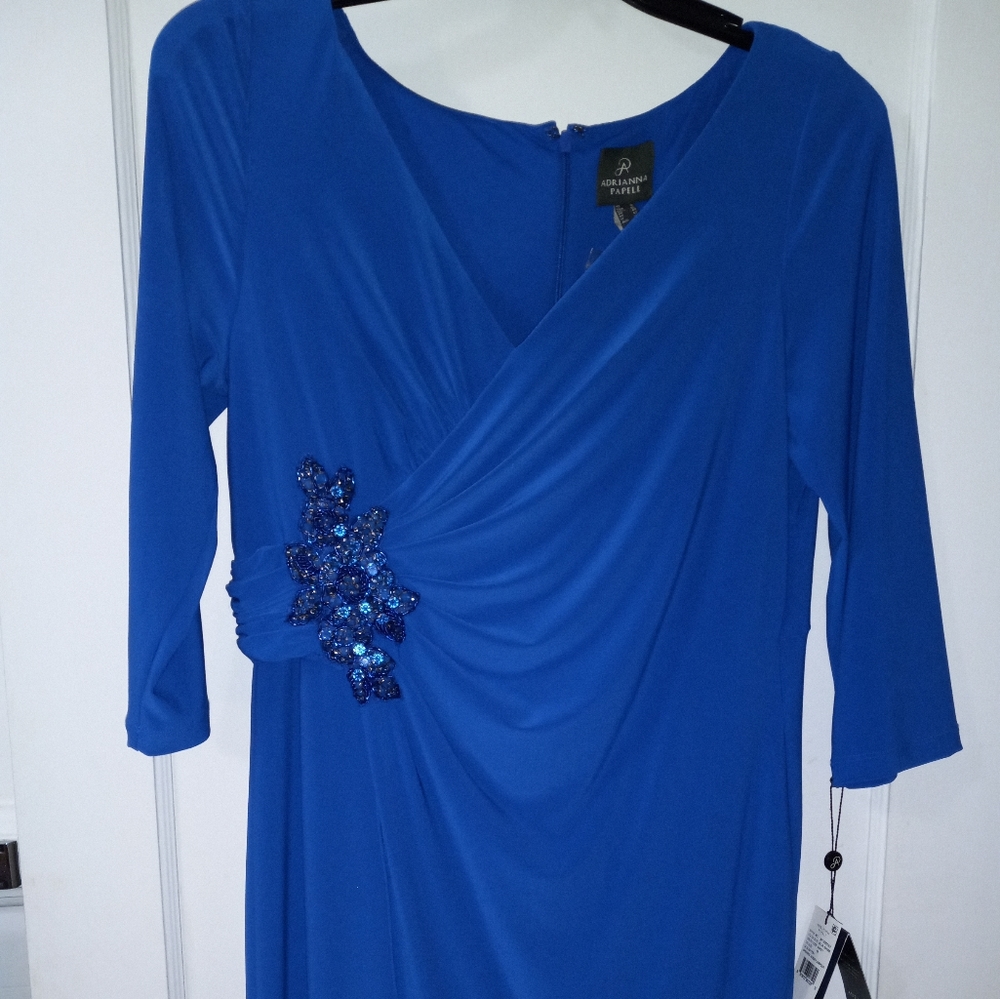 Adrianna Papell NWT Blue Jumpsuit Size 16